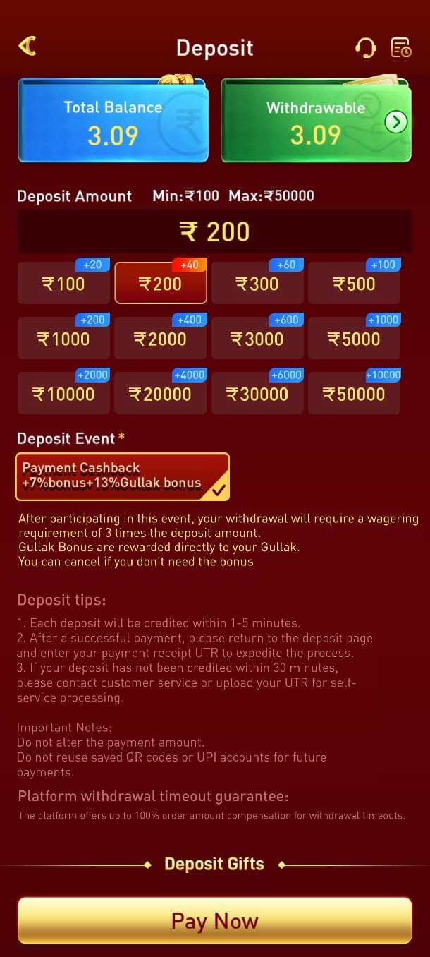 GG9 Game online gaming platform login and APK download screen